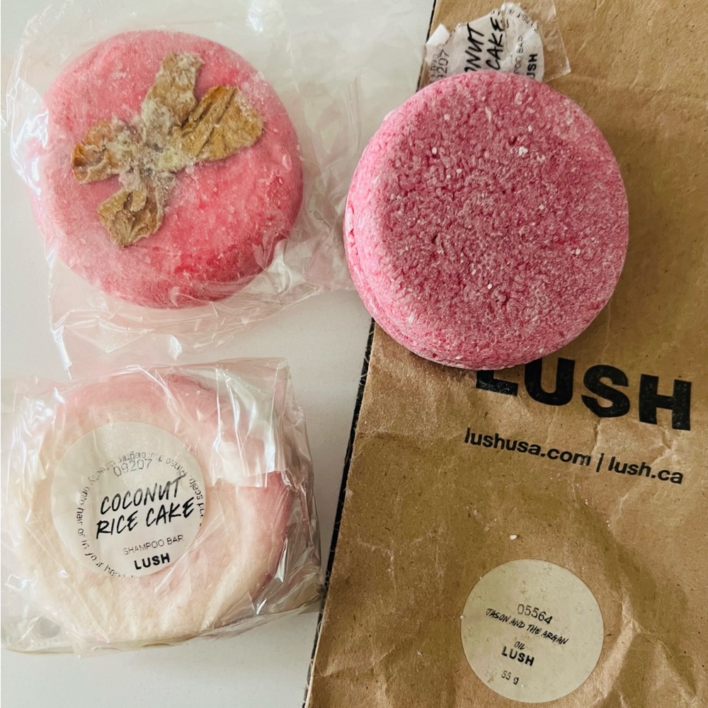 Lush hair shampoo soap bars